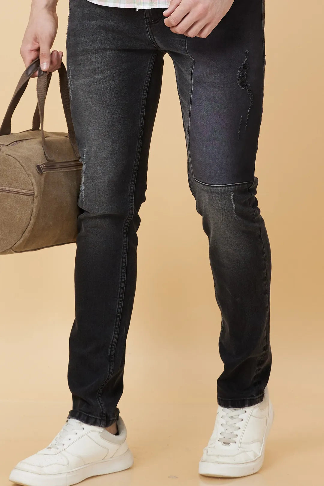 Being Human Clothing Men Jogger Fit Denim-Dark Tone