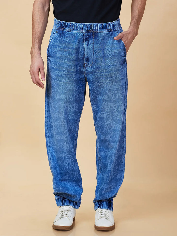 Blue Radon-Anti Fit Denims for Men by Being Human Clothing