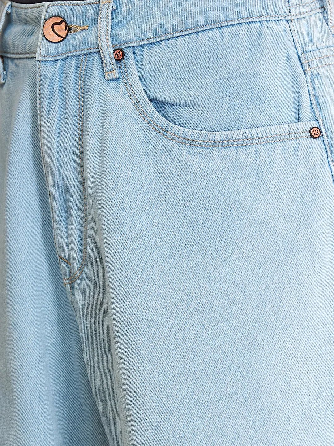 Being Human Clothing Mens-Bottom Denim Light Tone