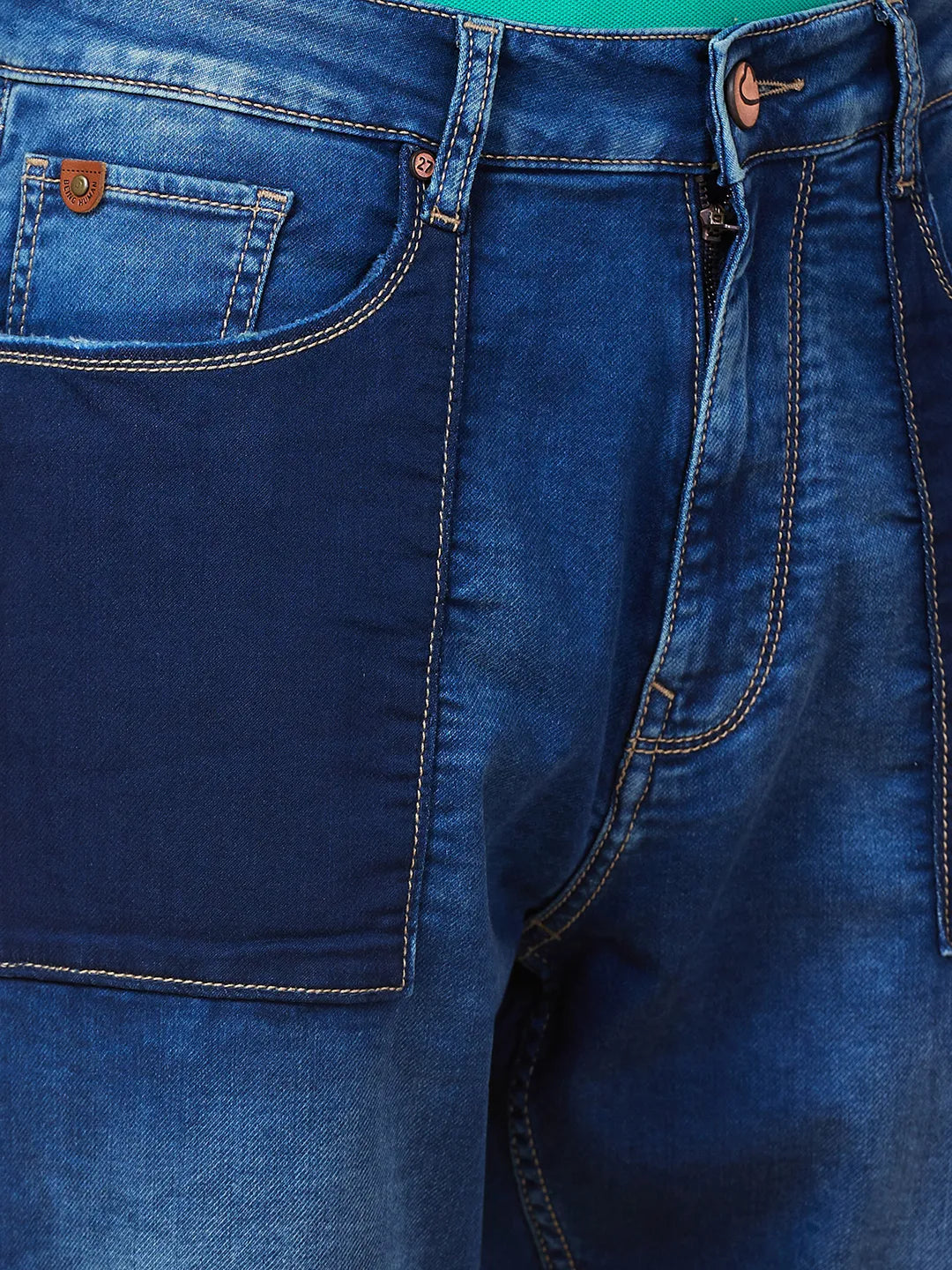 Being Human Clothing Mens-Bottom Denim Dark Tone