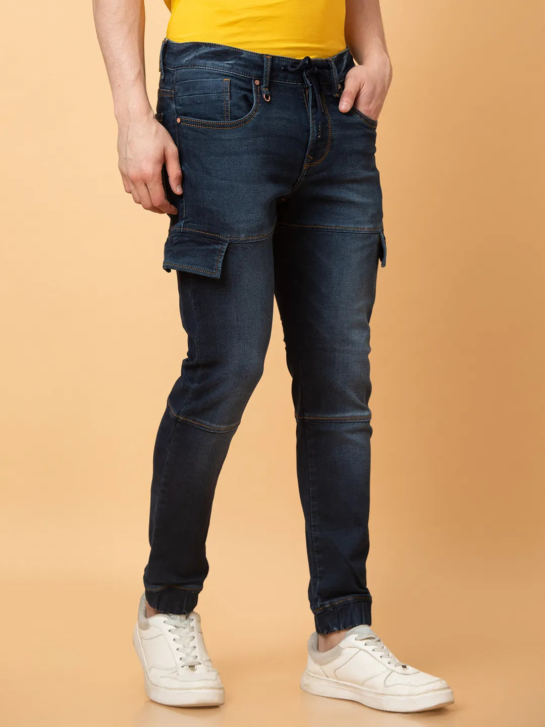 Being Human Clothing Mens-Bottom Joggers Dark Tone