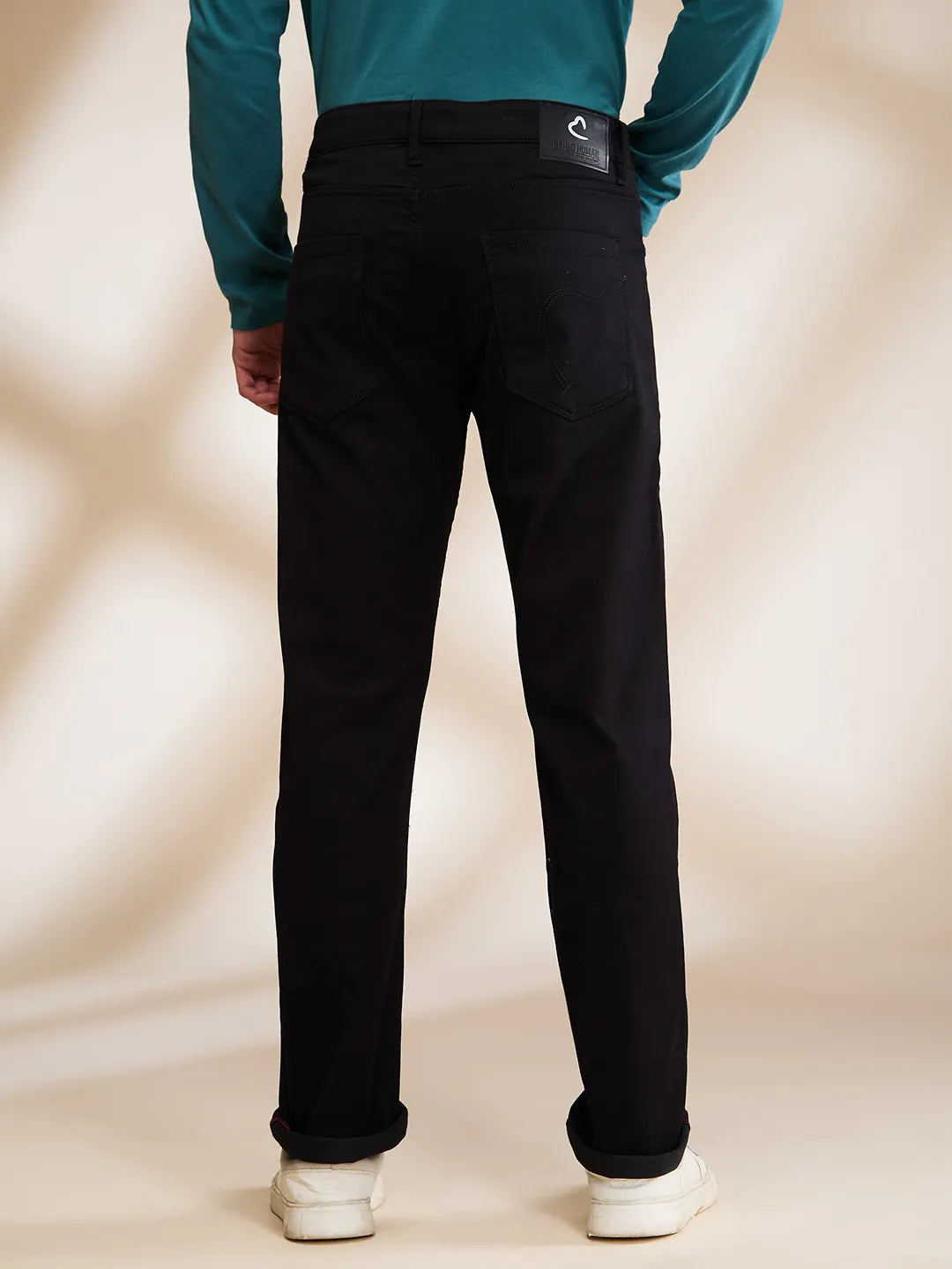 Straight Fit Black Denim - Being Human clothing