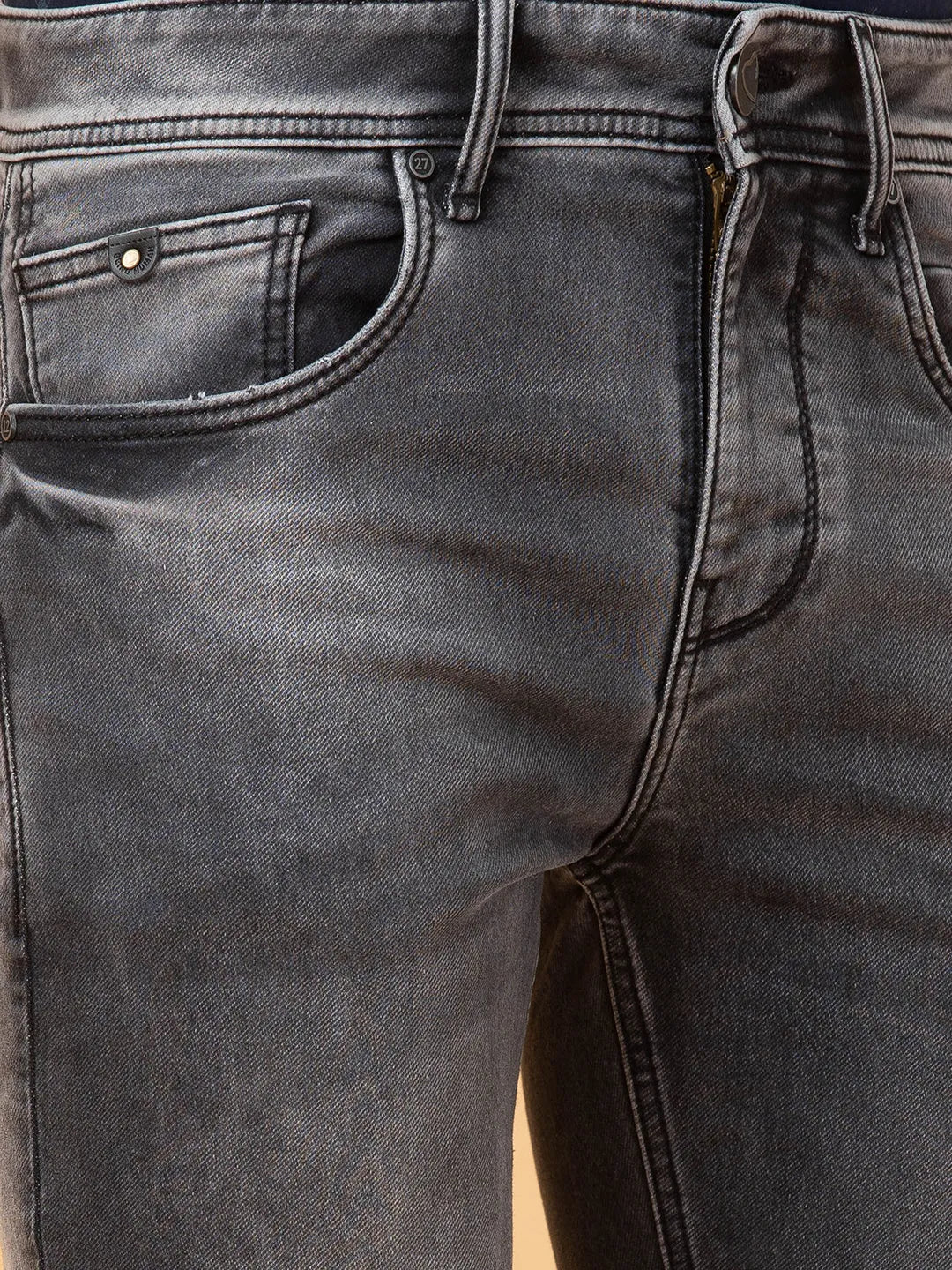 Being Human Clothing Mens-Bottom Denim Grey Tone