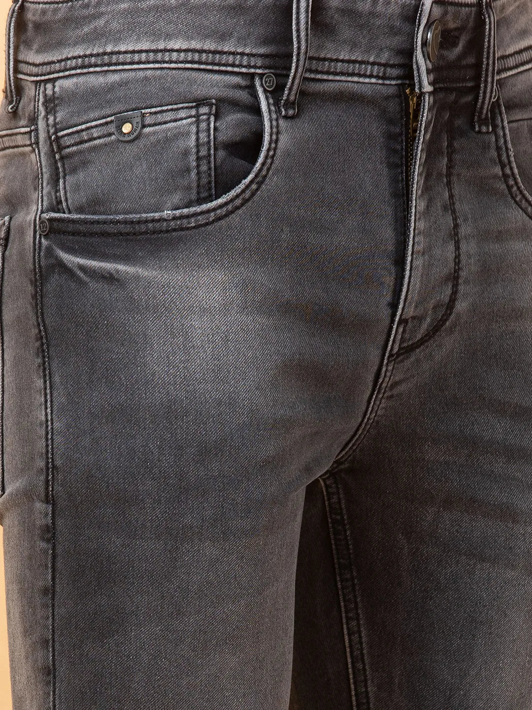 Being Human Clothing Mens-Bottom Denim Grey Tone