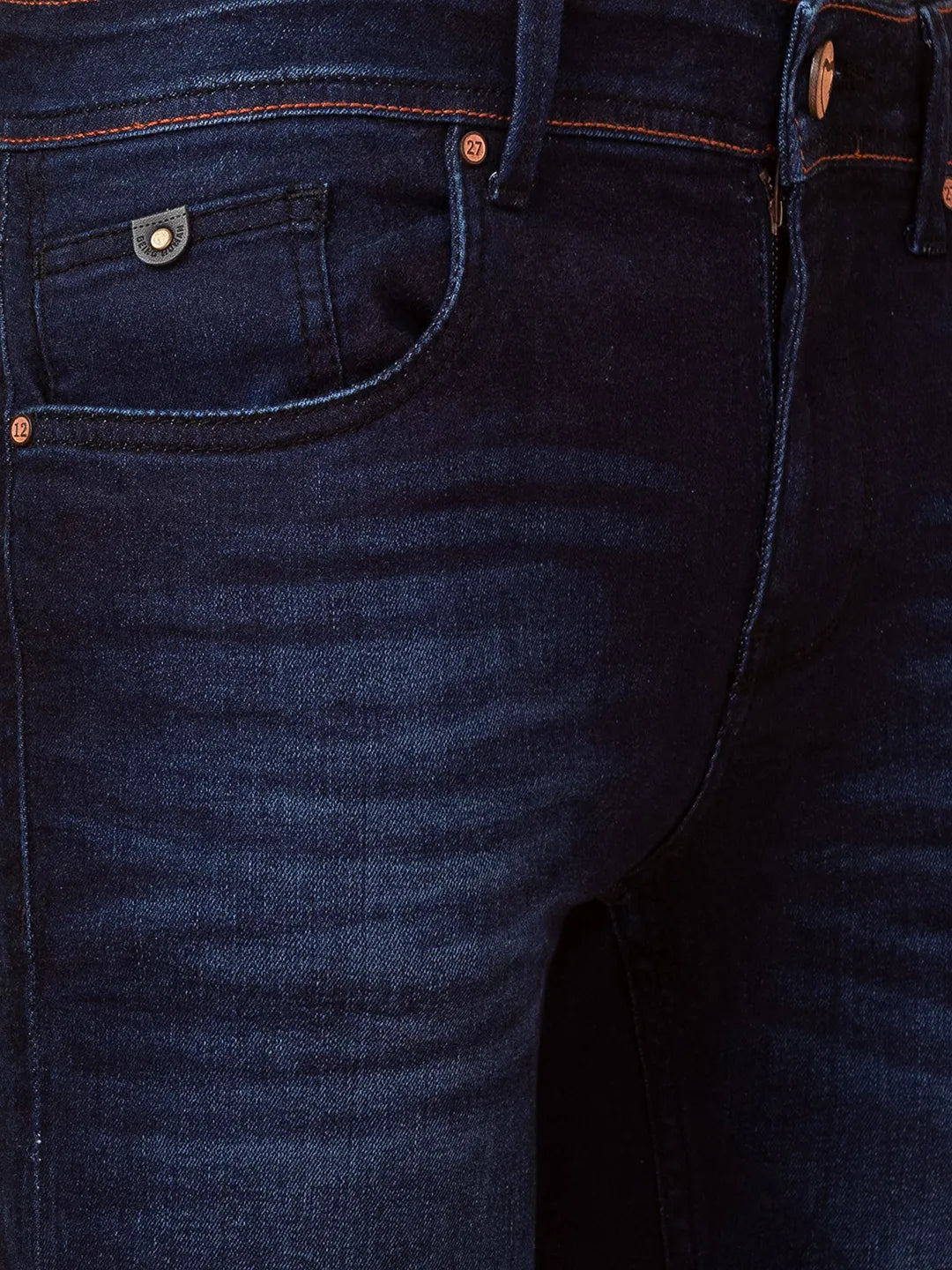 Being Human Clothing Mens-Bottom Denim Dark Tone