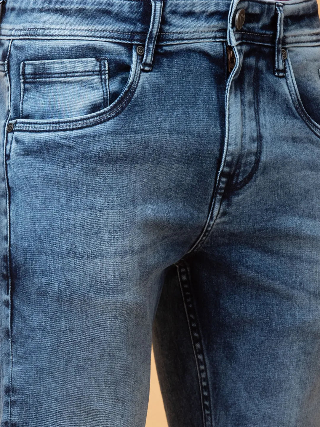 Being Human Clothing Mens-Bottom Denim Mid Tone