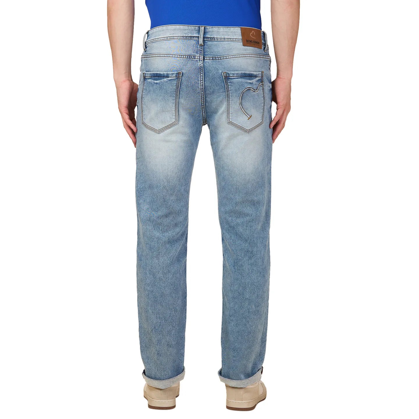 Being Human Clothing Mens-Bottom Denim