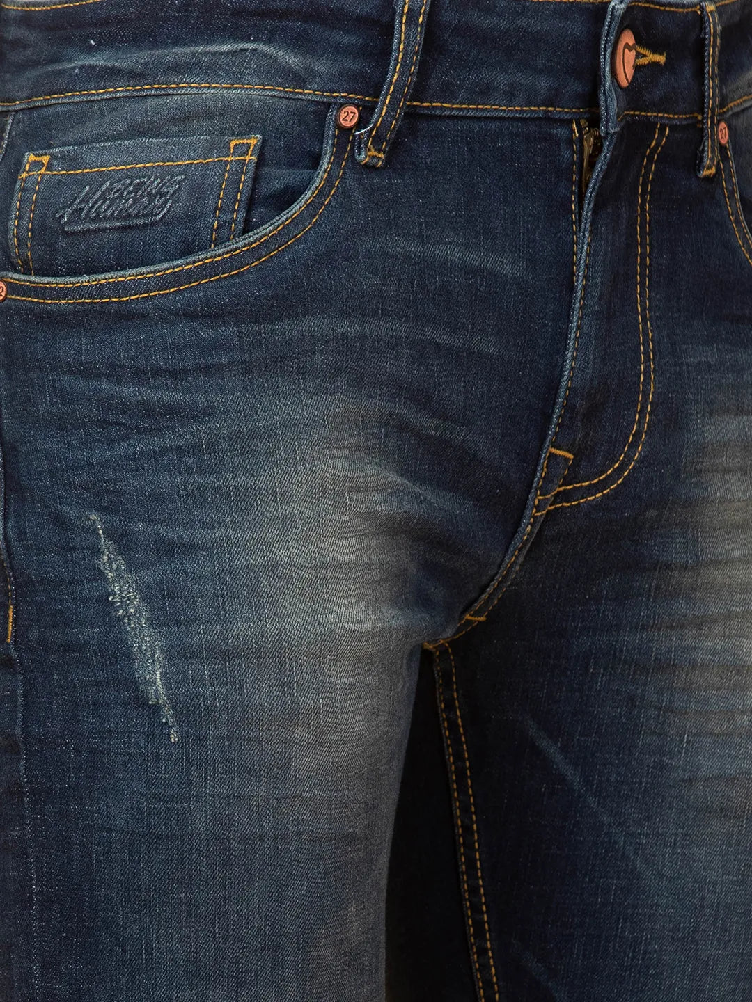 Being Human Clothing Mens-Bottom Denim Dark Tone