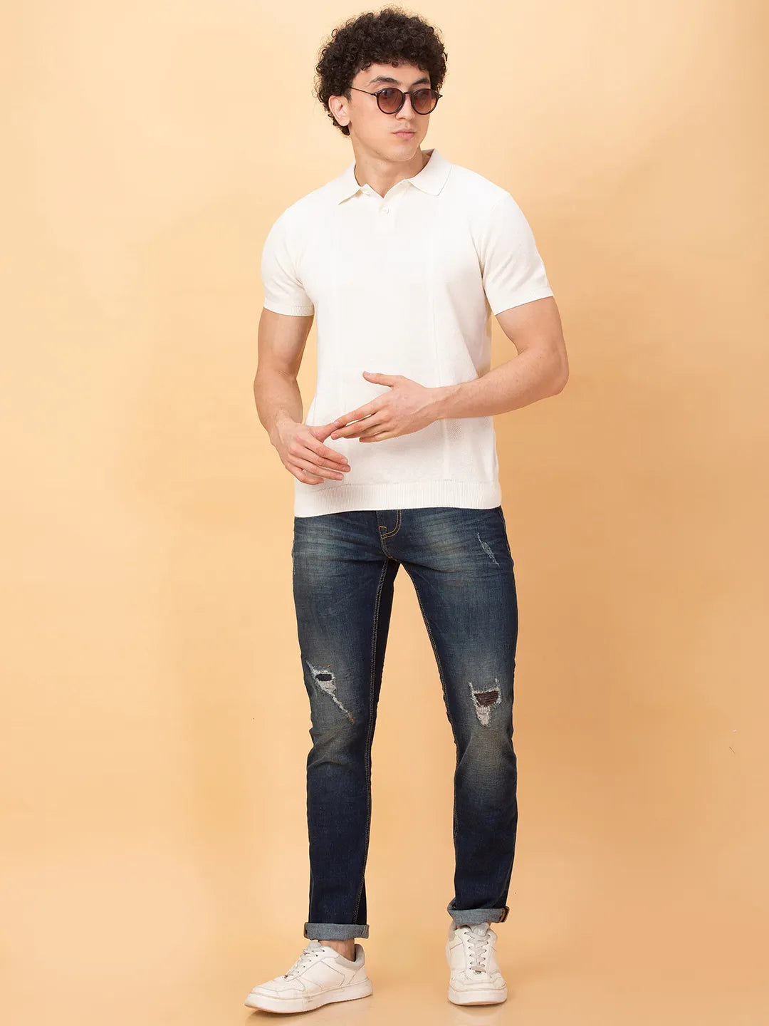 Being Human Clothing Mens-Bottom Denim Dark Tone