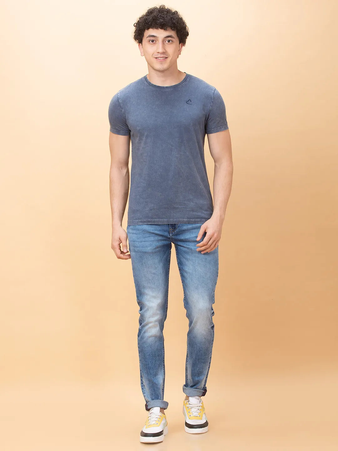 Blue Slim Fit Men's Denims by Being Human Clothing