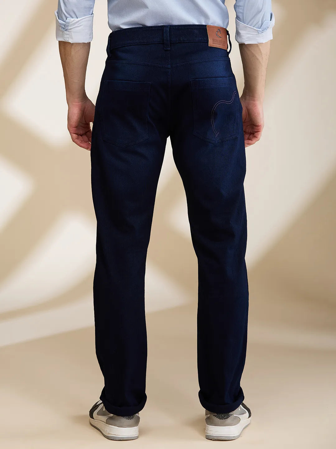Being Human Clothing Mens-Bottom Denim Dark Tone