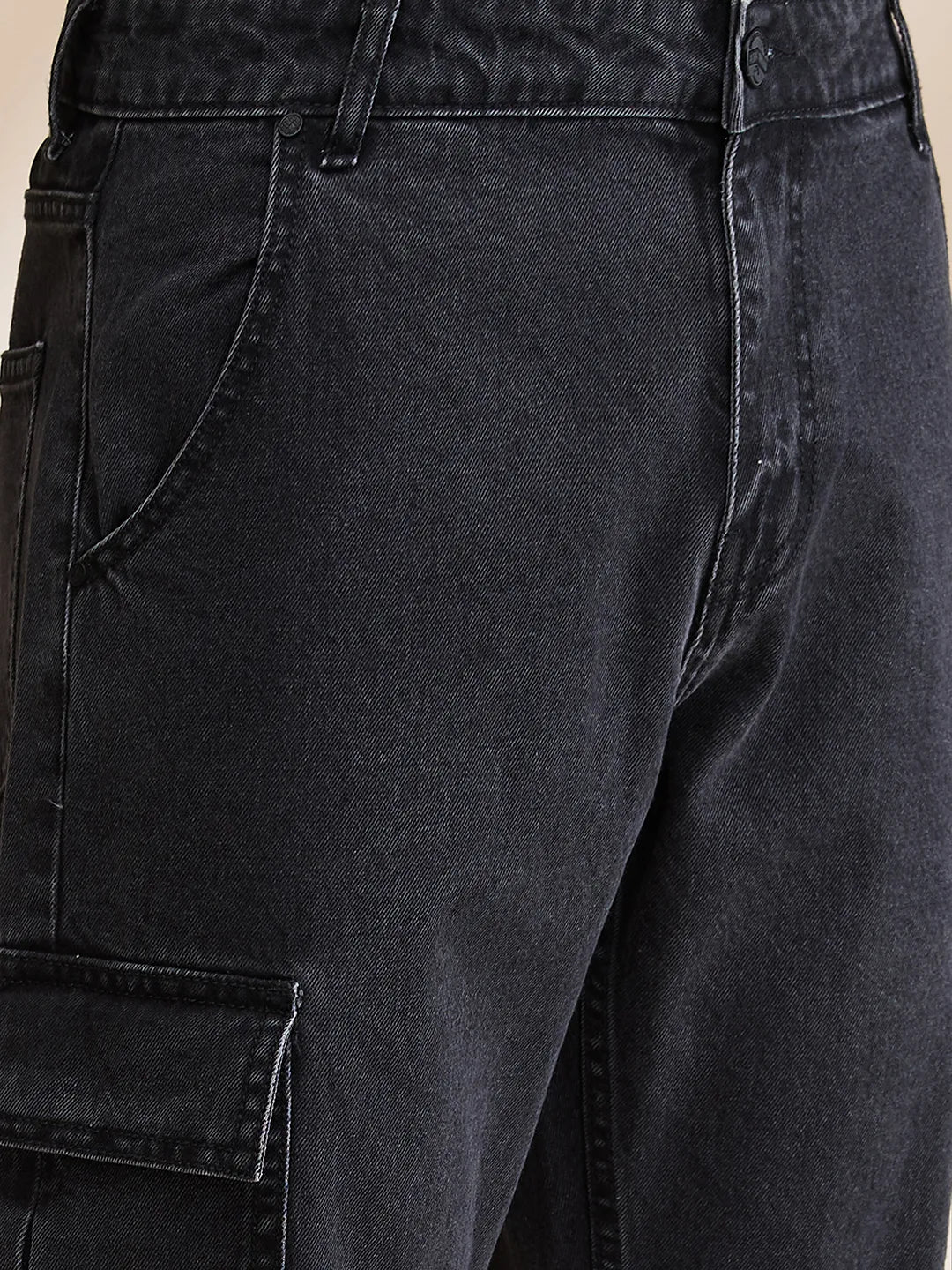 Being Human Clothing Mens-Bottom Denim Grey Tone
