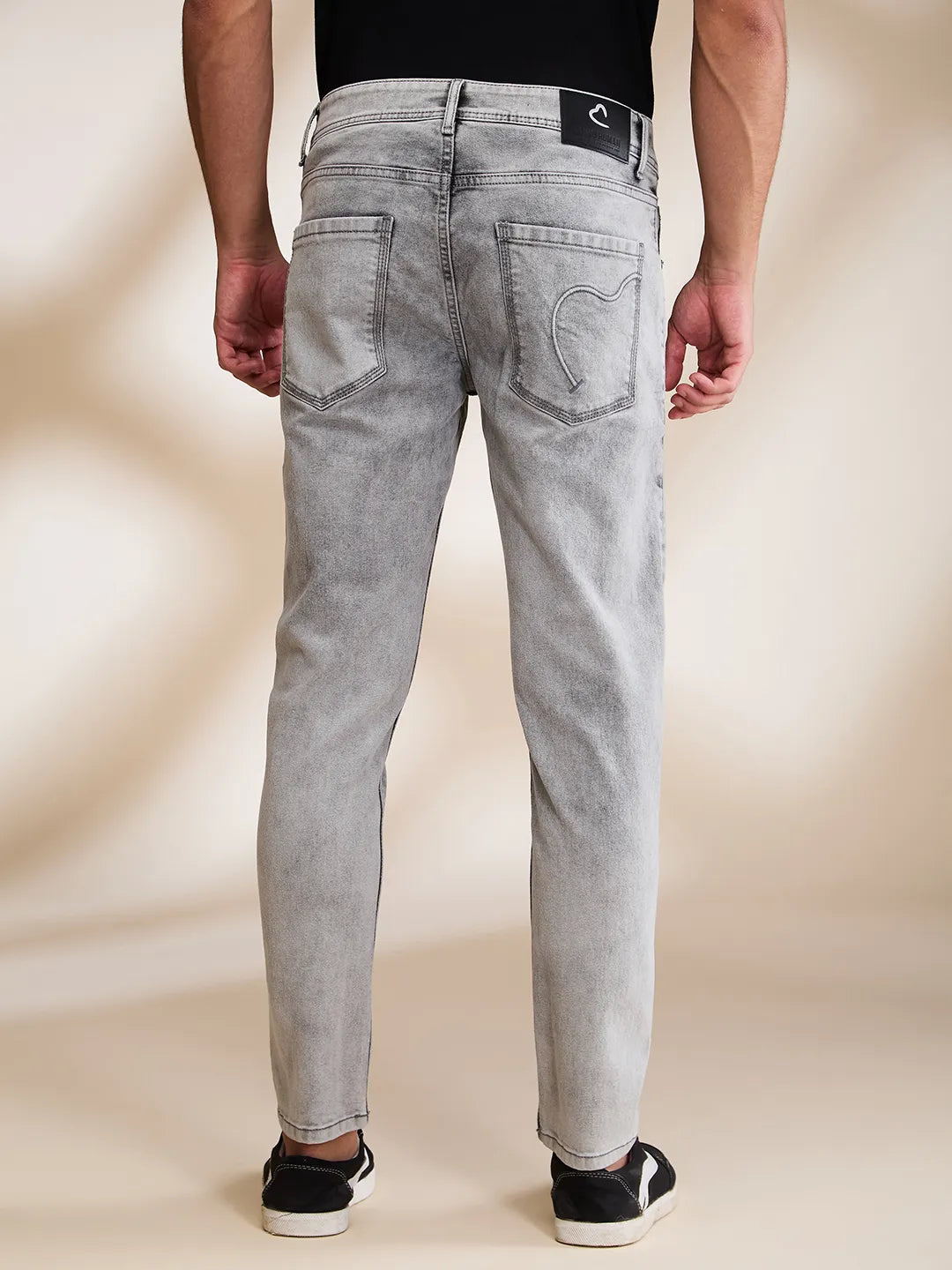 Being Human Clothing Mens-Bottom Denim Lt.Grey Tone