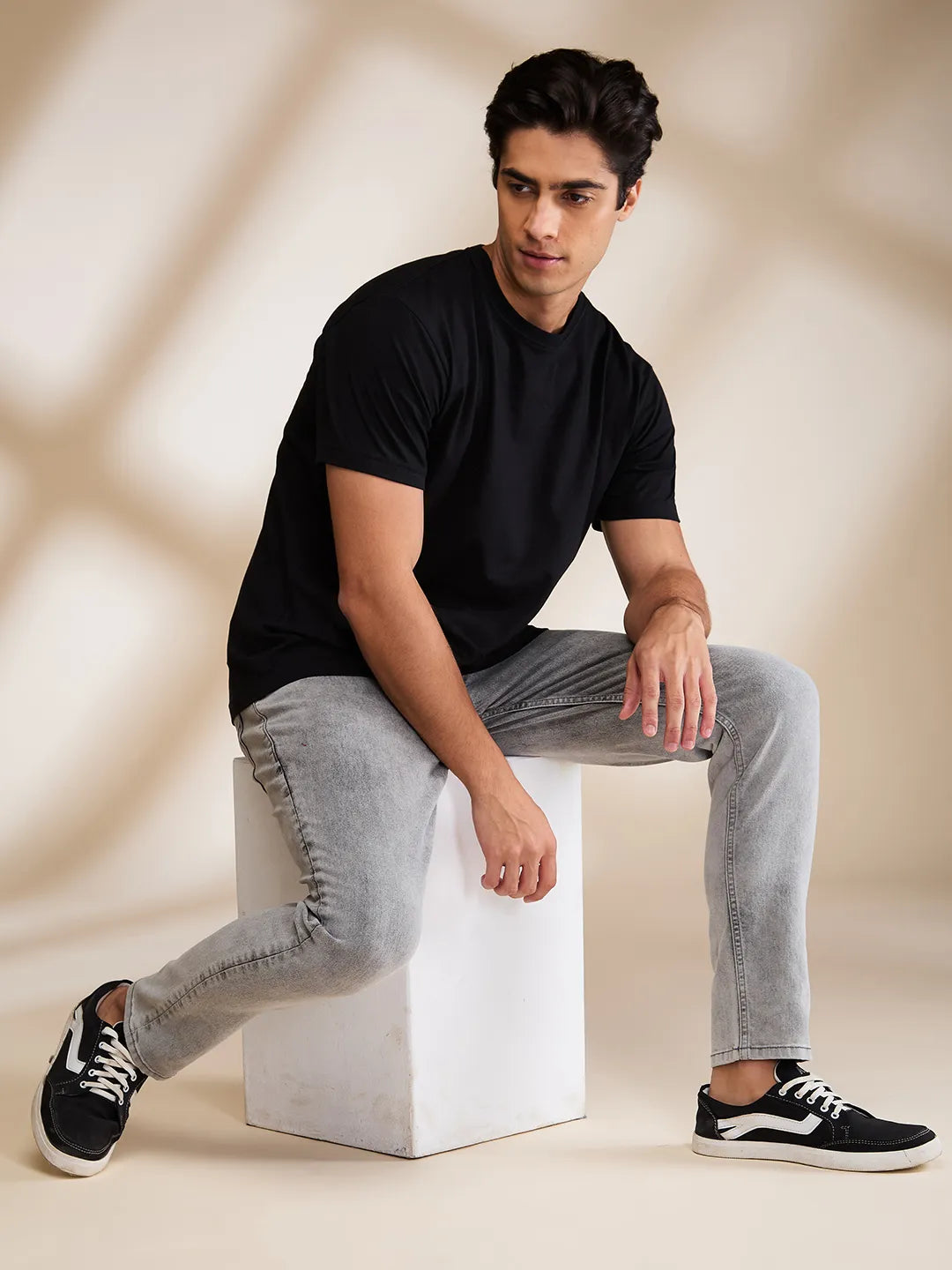 Being Human Clothing Mens-Bottom Denim Lt.Grey Tone