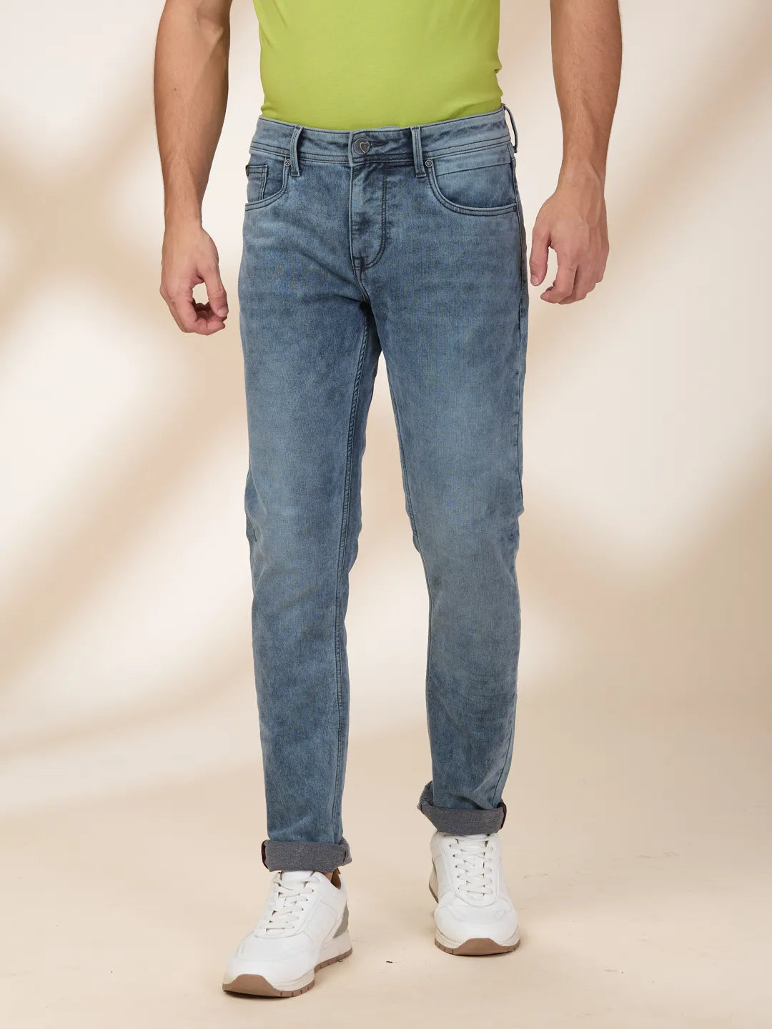 Being Human Clothing Mens-Bottom Denim Dk.Tone