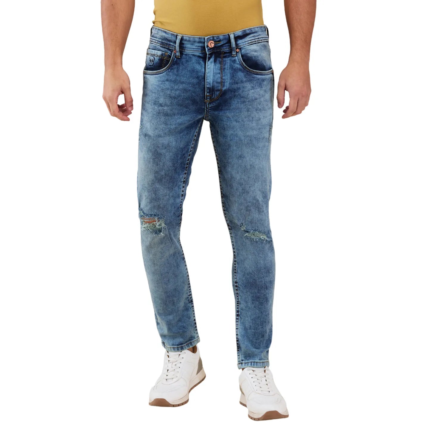 Being Human Clothing Mens-Bottom Denim Dk.Tone