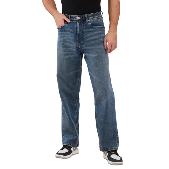 Blue Anti Fit Men's Denims by Being Human Clothing