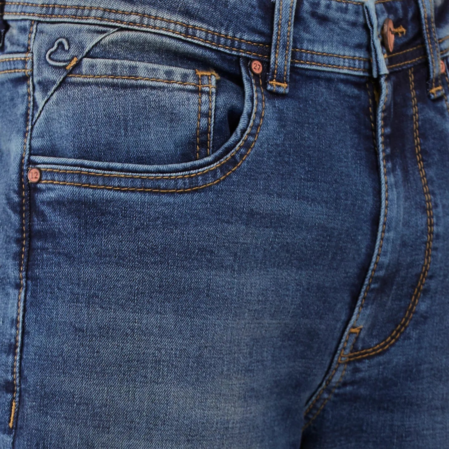 Being Human Clothing Men Blue Solid Jeans