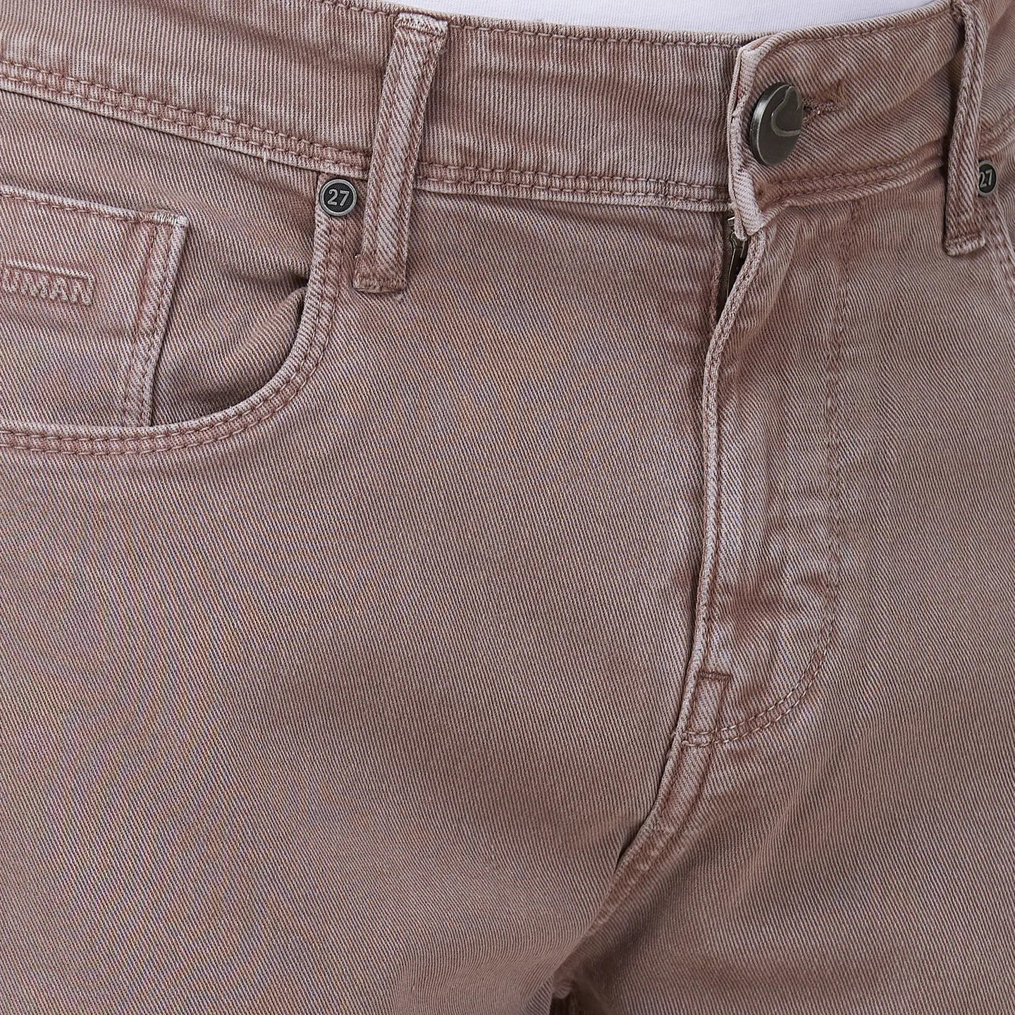 Steel Grey Slim Fit Denims For Men By Being Human Clothing