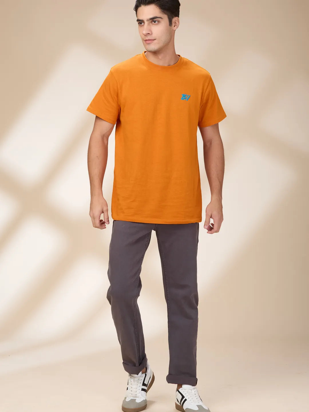 Grey Straight Fit Denims For Men By Being Human Clothing