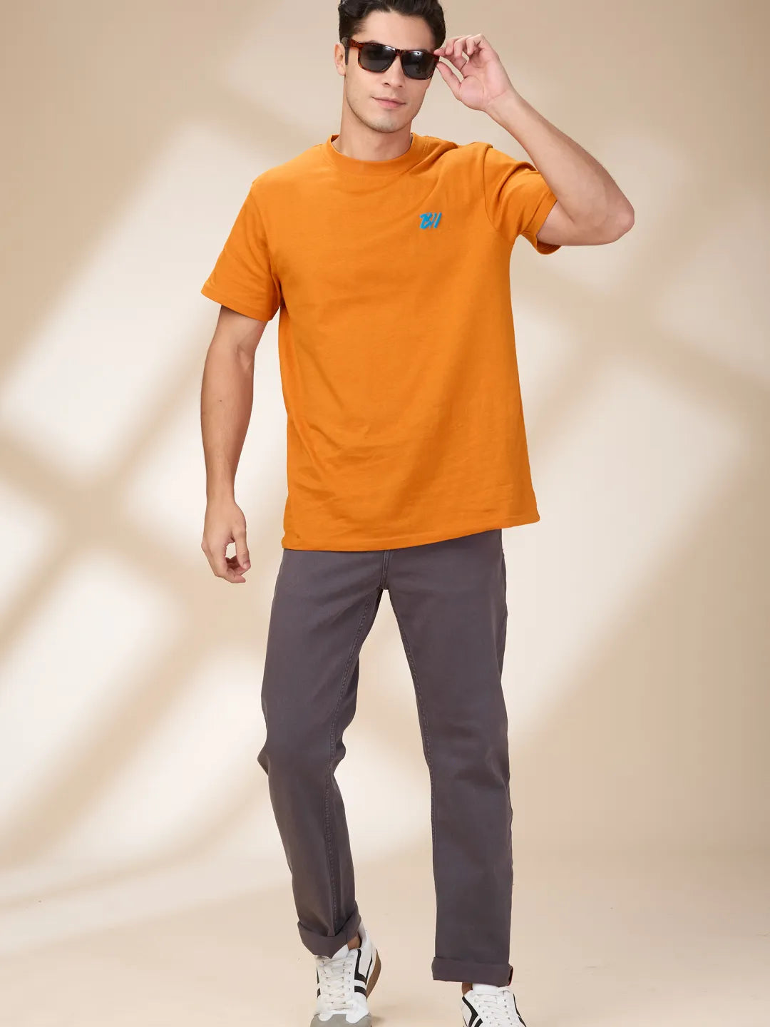 Grey Straight Fit Denims For Men By Being Human Clothing