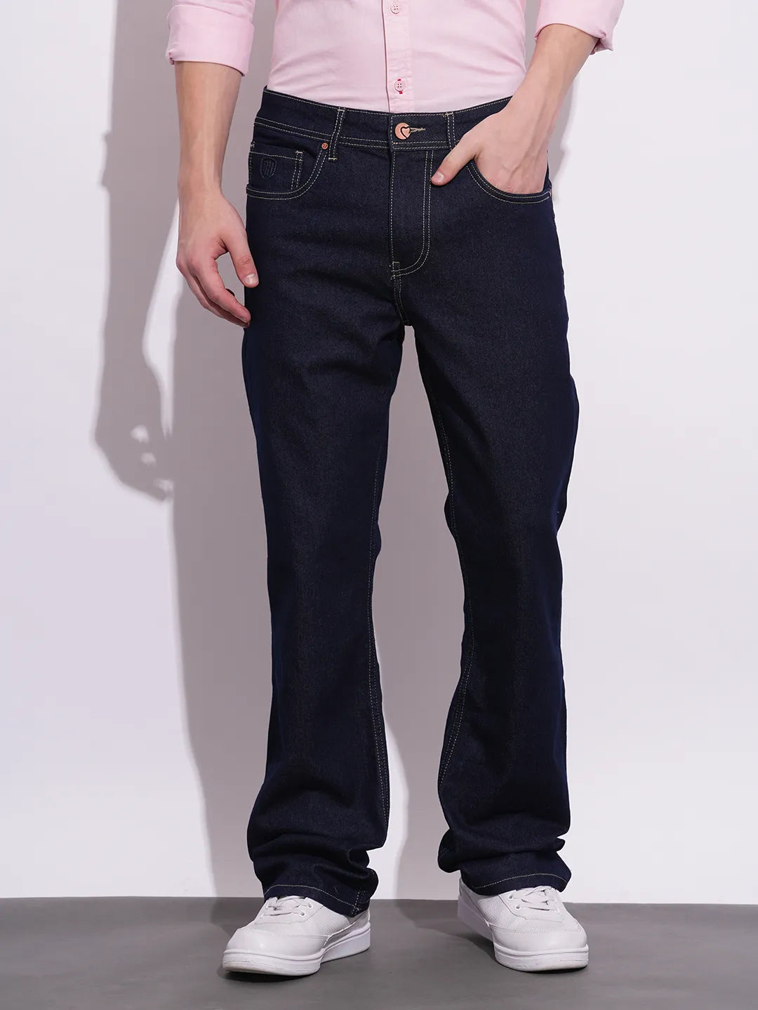 Being Human Clothing Mens-Bottom Denim Dk.Tone