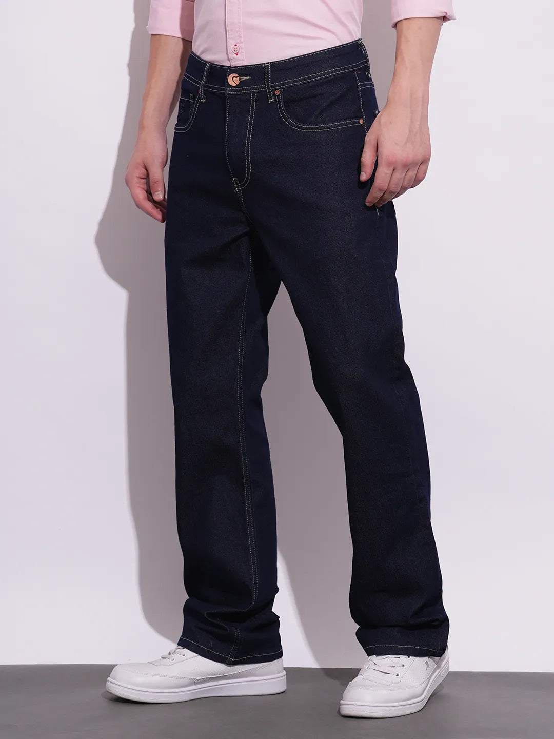 Being Human Clothing Mens-Bottom Denim Dk.Tone