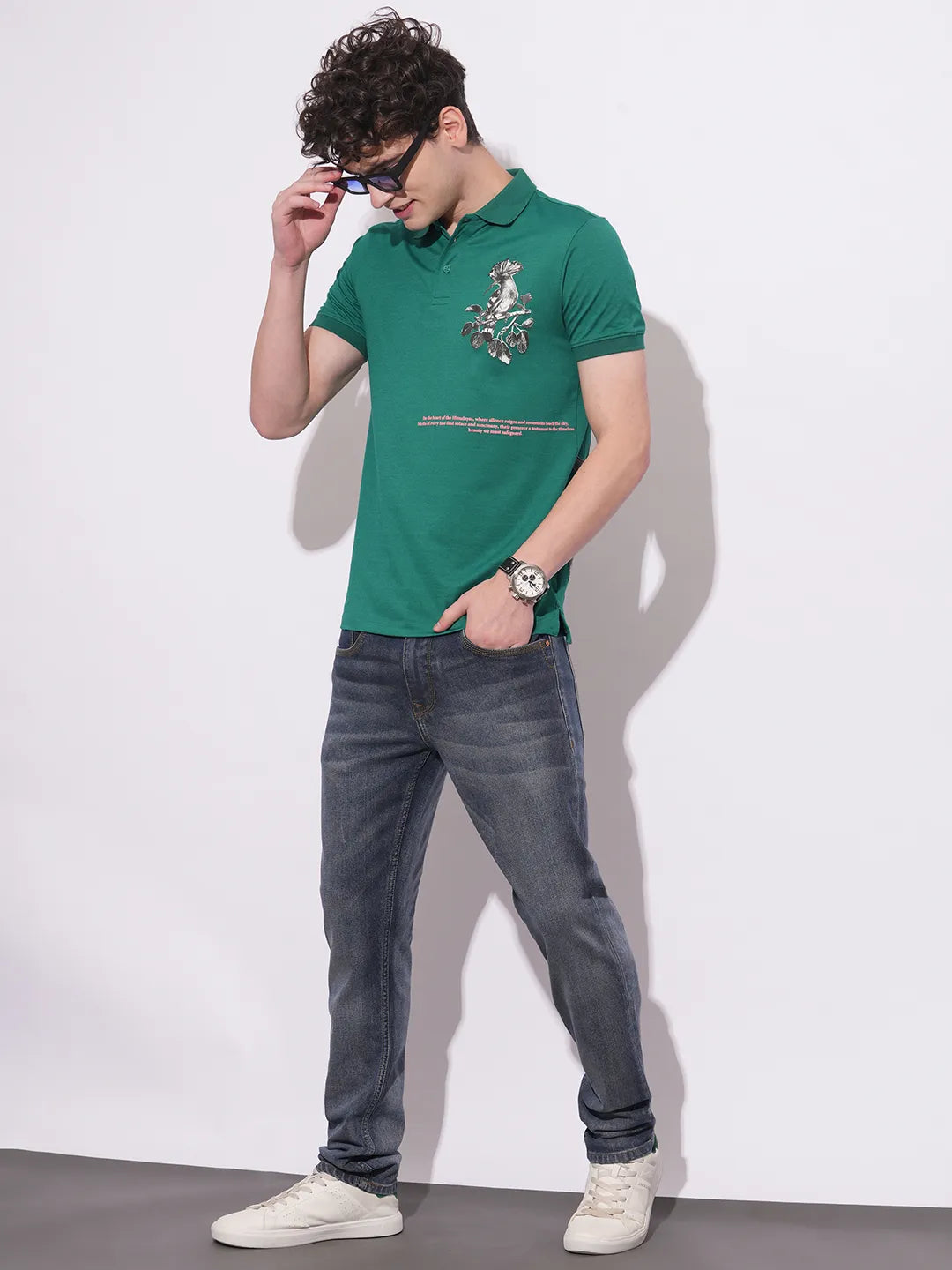 Being Human Clothing Mens-Bottom Denim Mid Tone