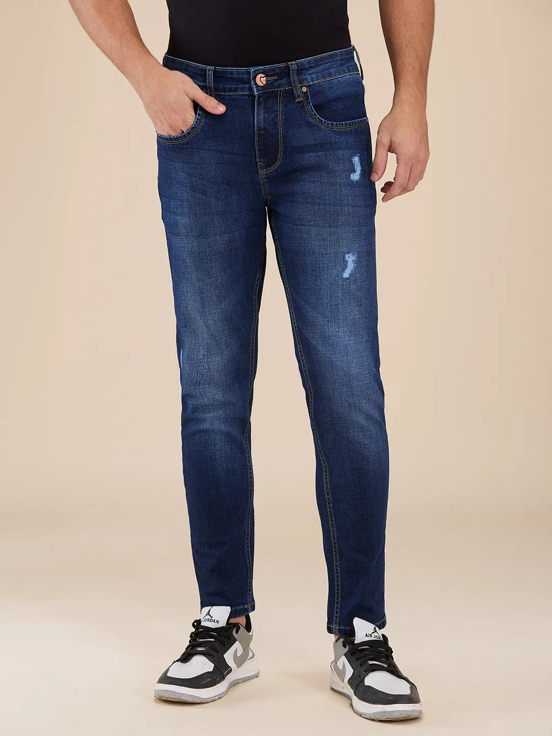 Being Human Clothing Mens-Bottom Denim Lt.Tone