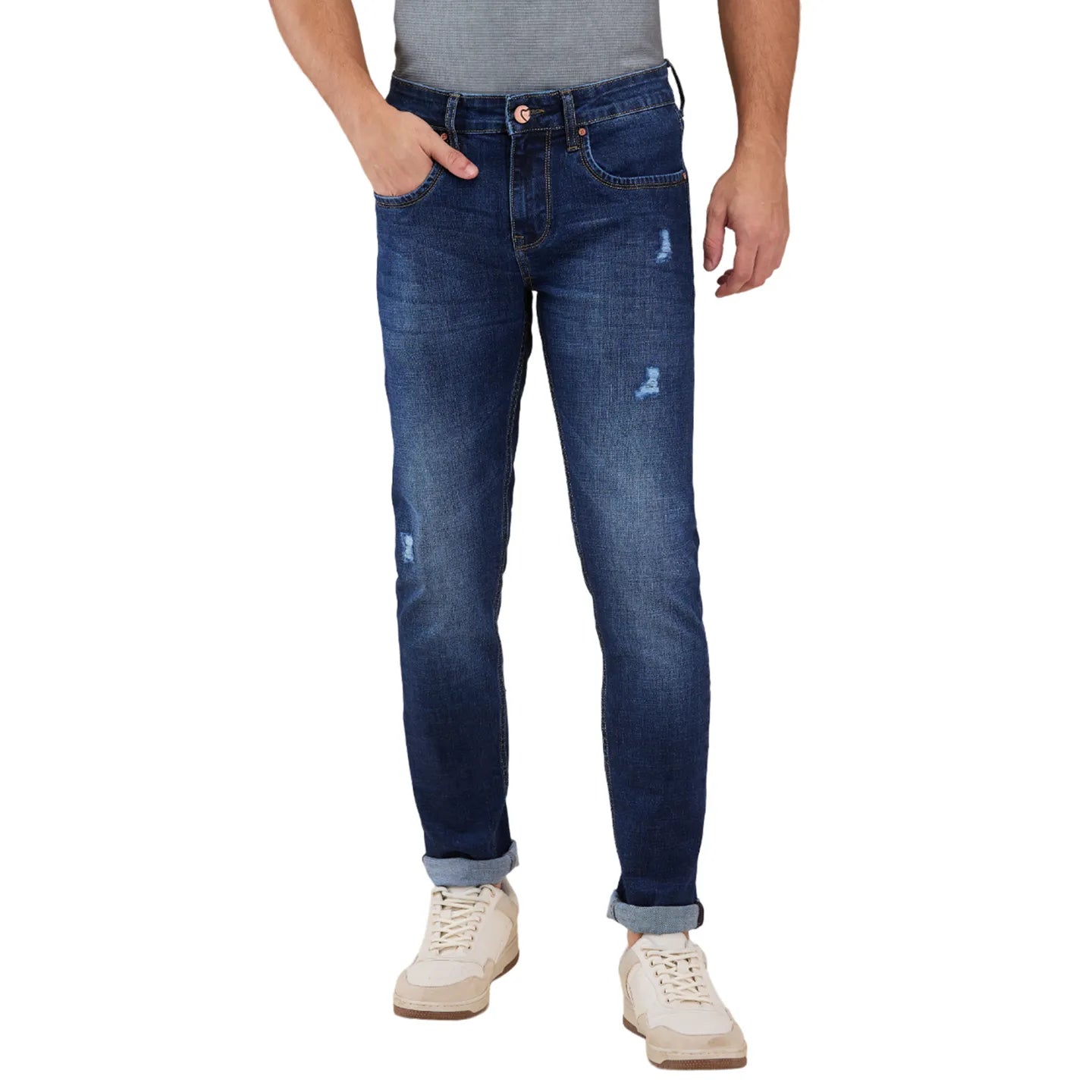 Being Human Clothing Mens-Bottom Denim Lt.Tone