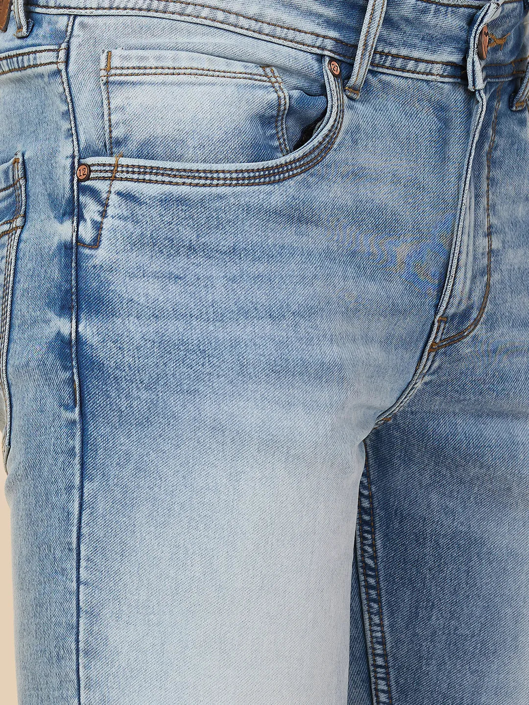 Being Human Clothing Men Blue Solid Jeans