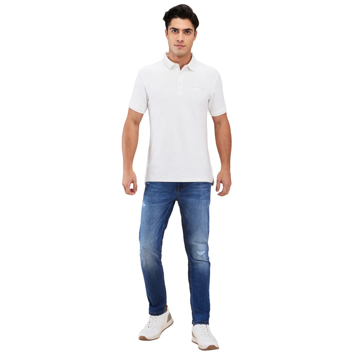 Being Human Clothing Men Blue Solid Jeans