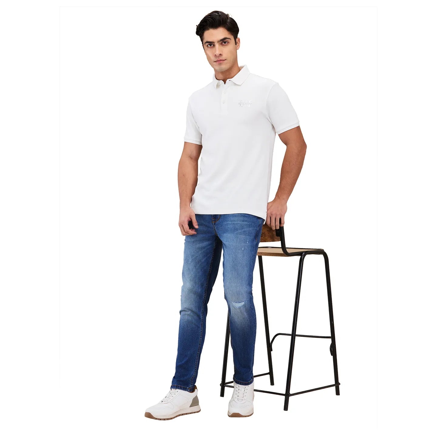 Being Human Clothing Men Blue Solid Jeans
