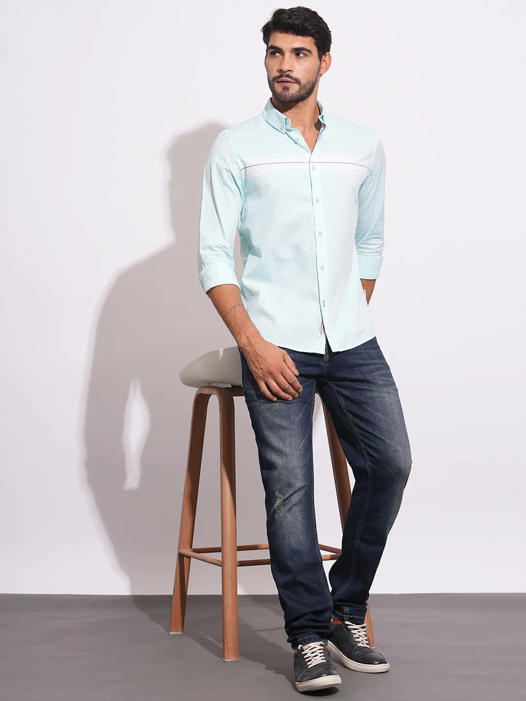 Being Human Clothing Mens-Bottom Denim Dk.Tone