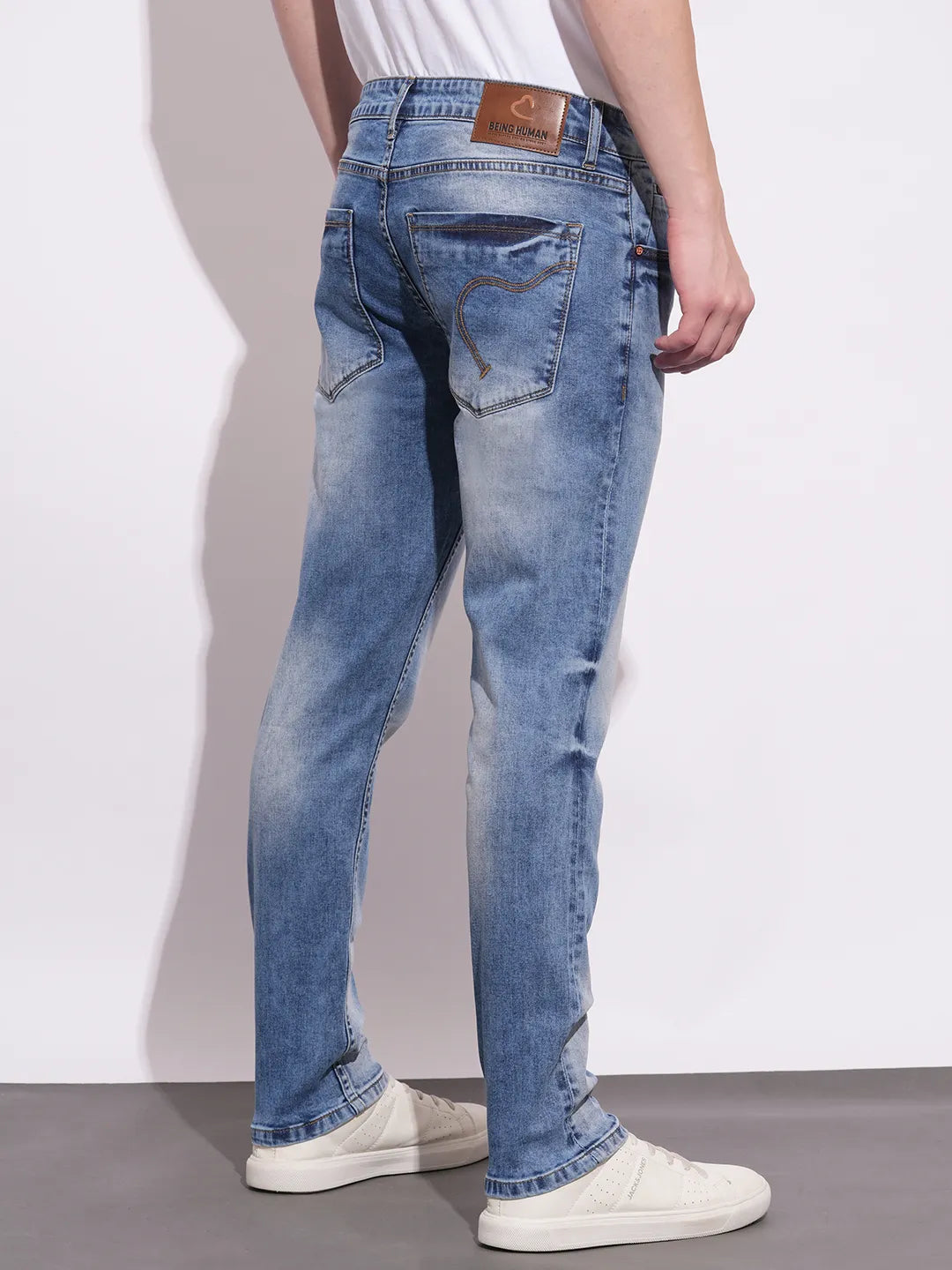 Being Human Clothing Mens-Bottom Denim Lt.Tone