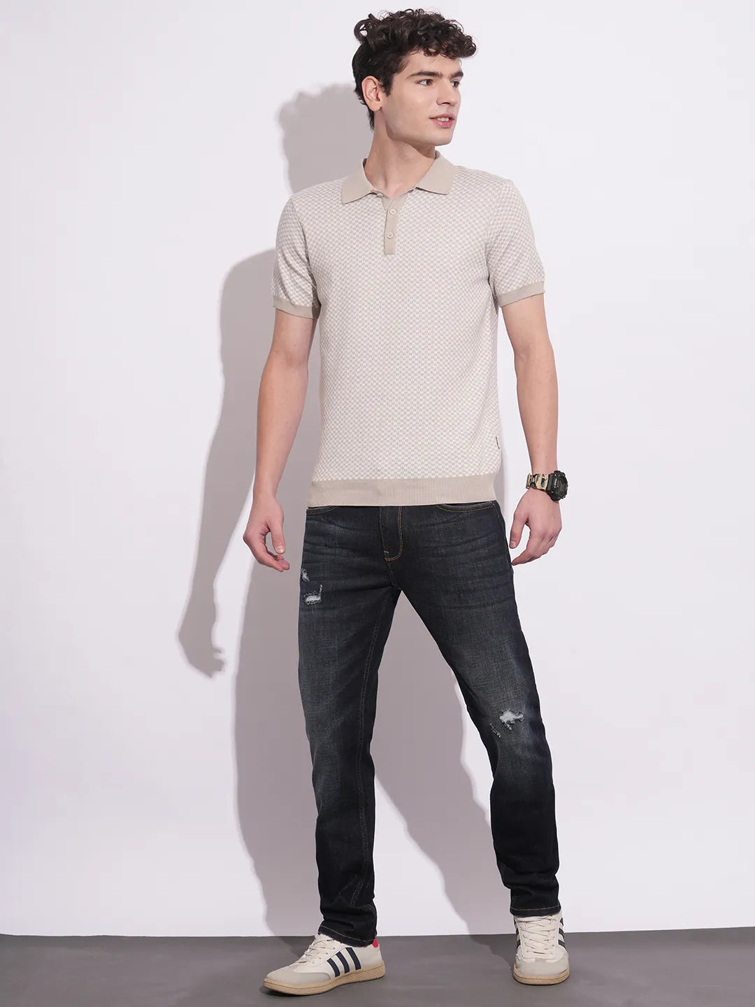 Blue Slim Fit Men's Denims by Being Human Clothing