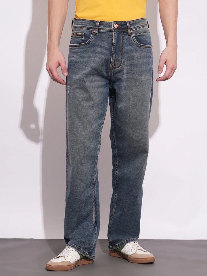 Black Radon-Anti Fit Denims for Men
