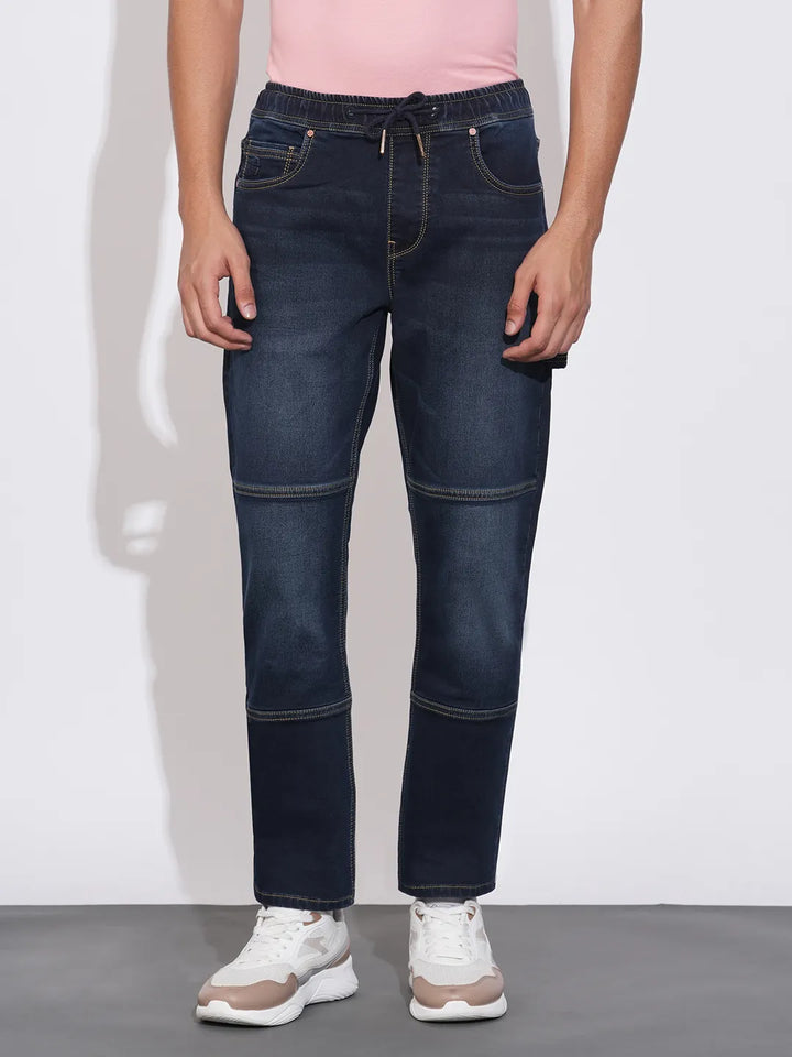 Dark Blue Jogger Fit For Men