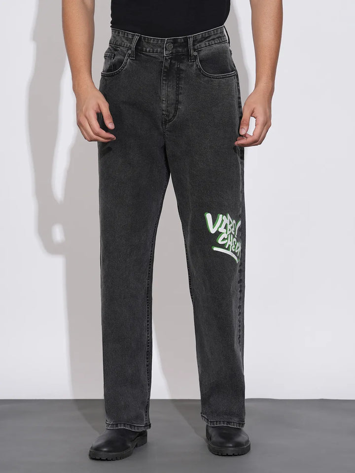 Grey Anti Fit Denims For Men By Being Human Clothing