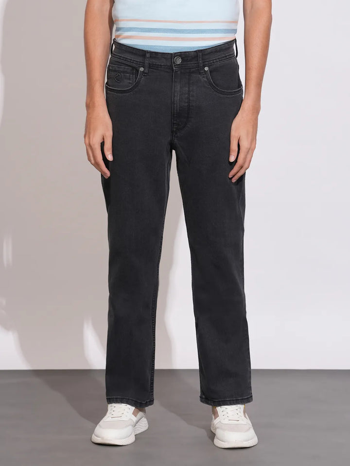 Black Berylium-Boot Cut Fit Denims for Men by Being Human Clothing