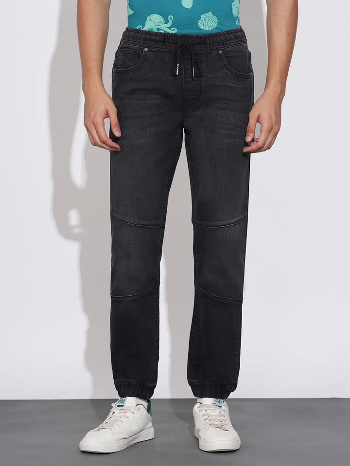 Black Jogger Fit For Men By Being Human Clothing