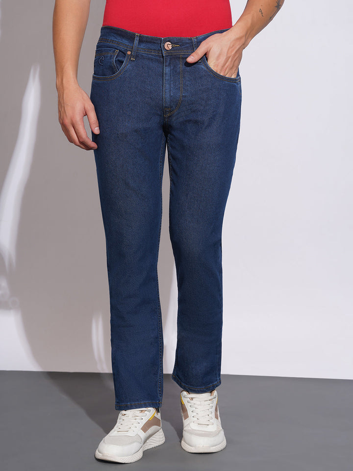 Dark Tone Slim Fit Jeans for Men by Being Human Clothing