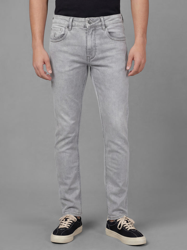 Grey Straight Fit  Men's Jeans by Being Human Clothing
