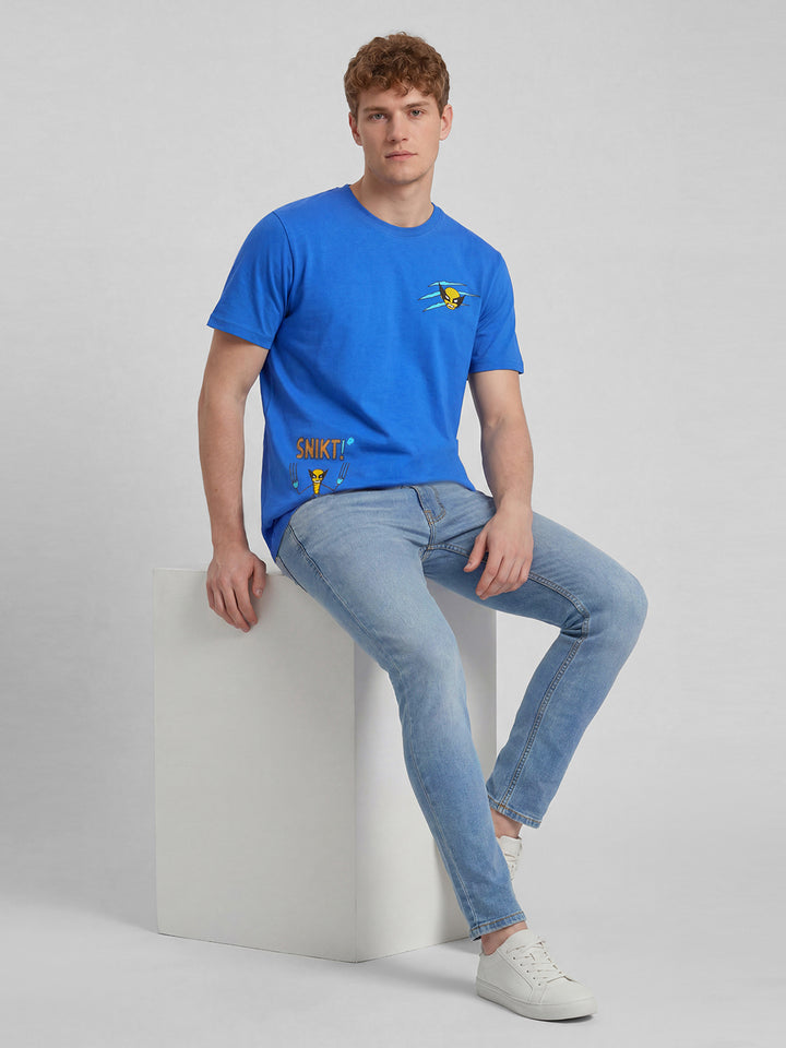 Light Blue Straight Fit  Men's Denims