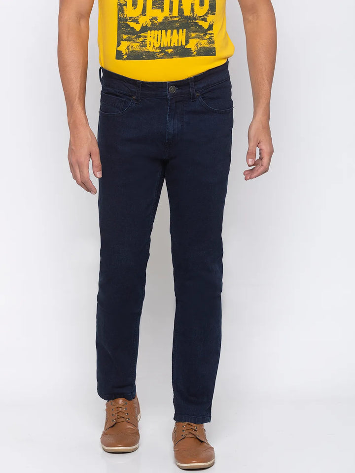 Blue Skinny Fit Denim for Men