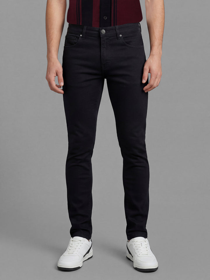 Black Slim Fit  Men's Jeans
