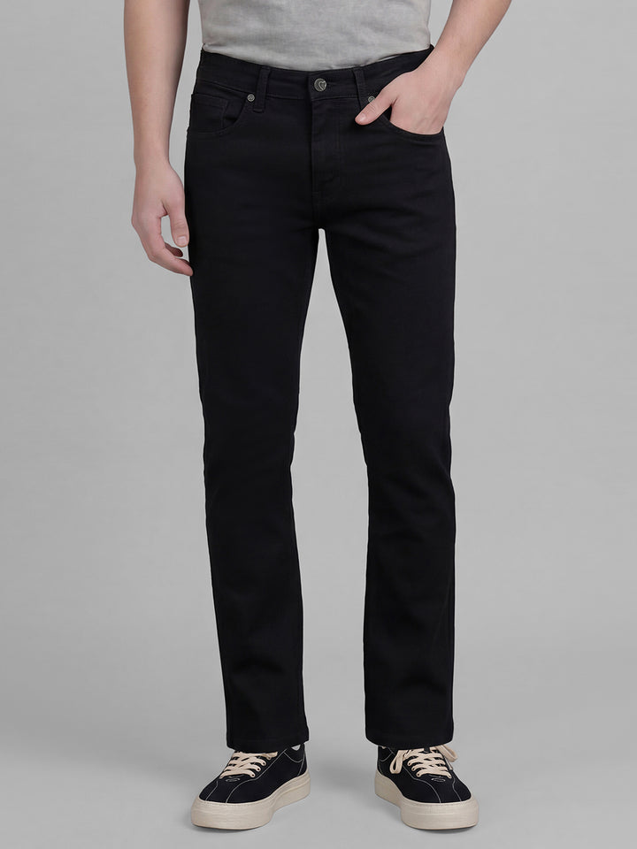 Black Boot Cut Fit  Men's Jeans