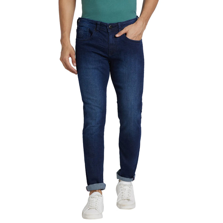 Blue Skinny Fit Denim for Men