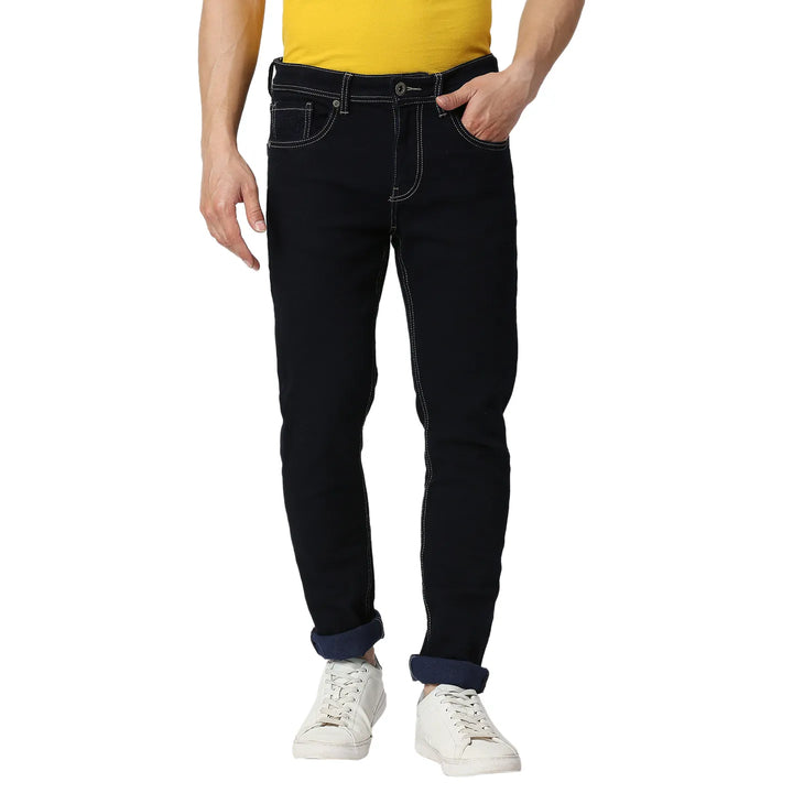 Blue Skinny Fit Denim for Men