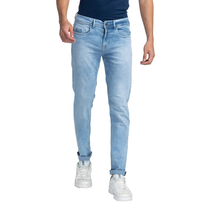 Blue Skinny Fit Denim for Men